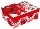 Набір подарункових коробок Різдвяник 37*30*16,5 - 18*12*7см, 10 шт в пак
