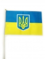 Прапорець 20*30 см Україна+тризуб