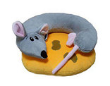 Подушка-іграшка в авто Мишка на сирі