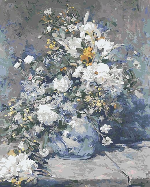 Набір для творчості картина за номерами"Весняний букет". Худ. Pierre -Auguste Renoir" 40*50 см(У)