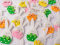 Decorative item made of felt Rabbit with a bow 7 cm (20 pcs per pack) / U