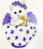 Set for creativity with rhinestones on cardboard 5D, 21 * 25 cm, Kitten with a harp