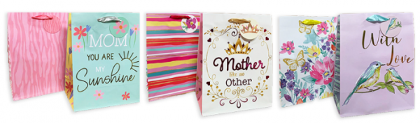Пакет 18*23*10см паперовий "Mother"s day" 12шт в пак