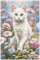 White grace, 20*30cm. Craft kit with rhinestones on a stretcher