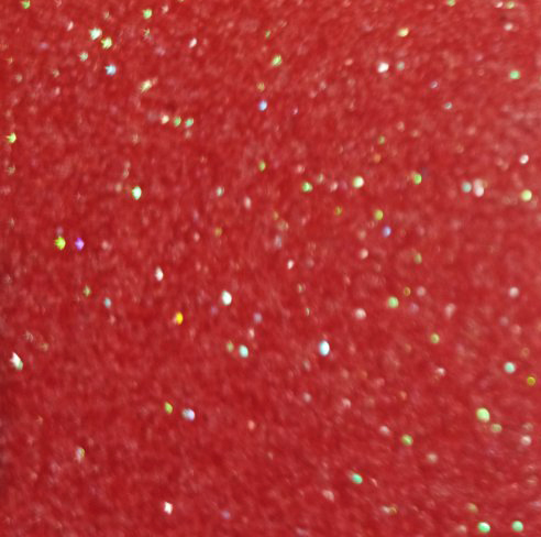 EVA polymer material with glitter, dark orange, 2 mm (Sheet 40*60 cm)