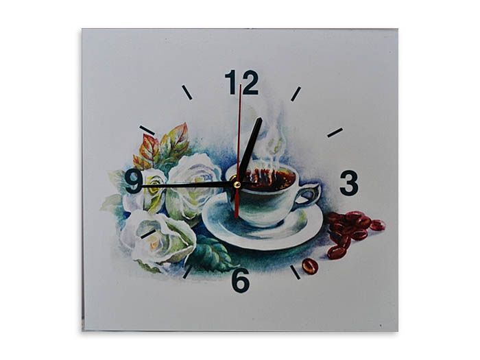 Wall clock 26*26 Romantic coffee