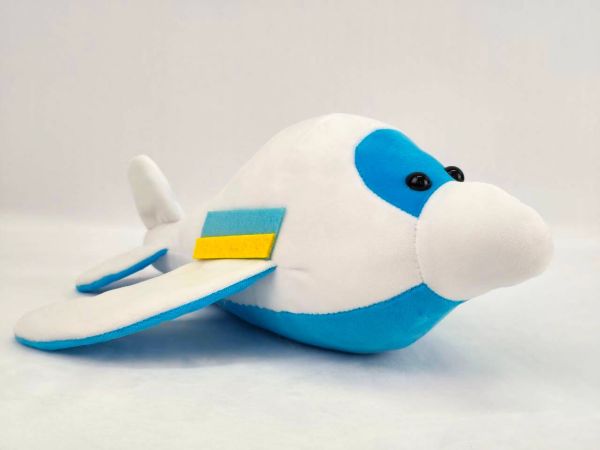 Soft stuffed toy Airplane Mriya 28 cm