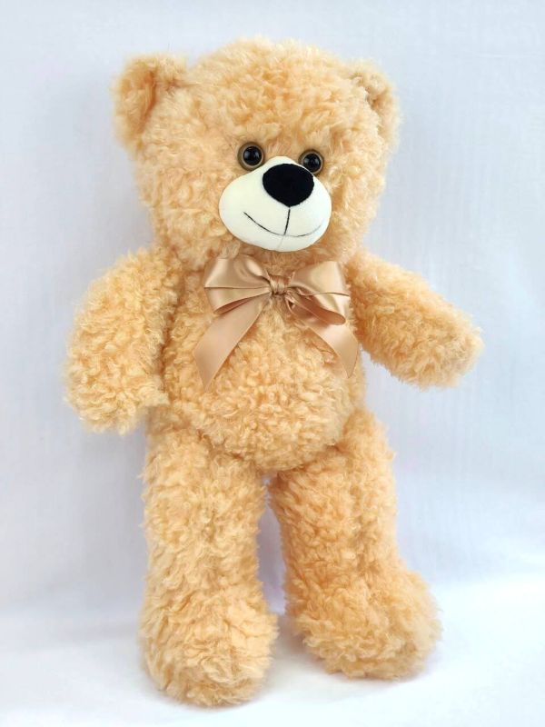 Cream 47 cm. Teddy bear toy.