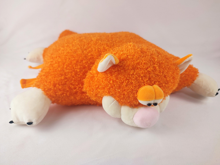 Pilot toy Cat curly red 40 * 40 cm