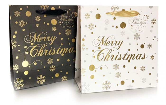 Package 20*20*8cm paper Winter present 18 pcs in a pack