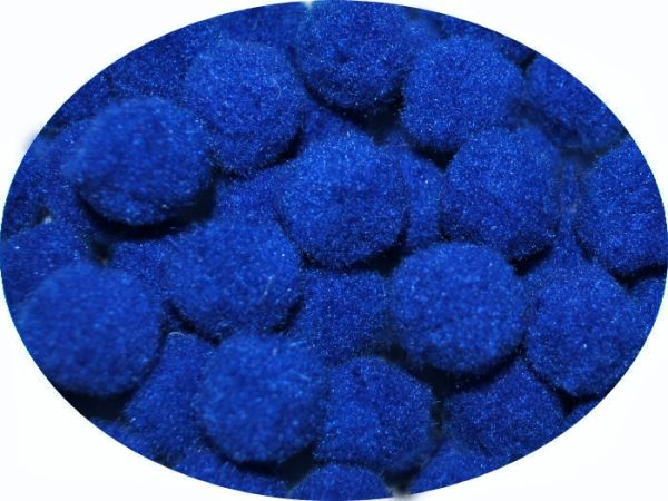 Pompon blue 3.5 cm, 250 PCs cat.