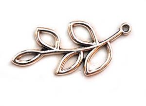 Accessories metal Branch silver, 40 mm