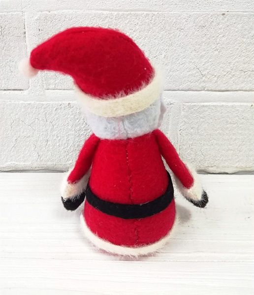 Textile souvenir Santa 12cm