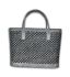 Bag of felt in honeycomb grey