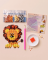 Set for creativity with rhinestones (sticker), 12 * 12 cm. Lion