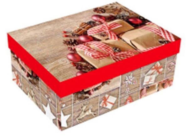 A set of gift boxes Christmas tree decorations 37 * 30 * 16.5 - 18 * 12 * 7cm, 10 pcs.