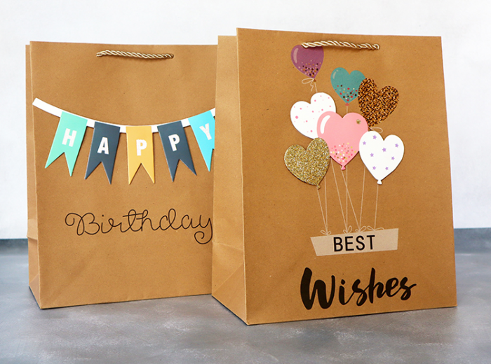Paper package 26*32*14 cm Best wishes, 12 pcs per pack