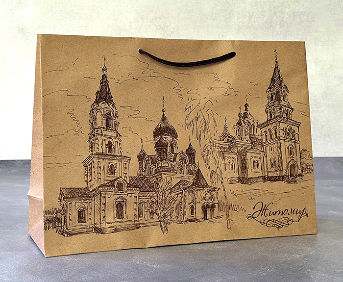 Package 34 * 24 * 10 Zhytomyr / Kraft 12 pcs / pack