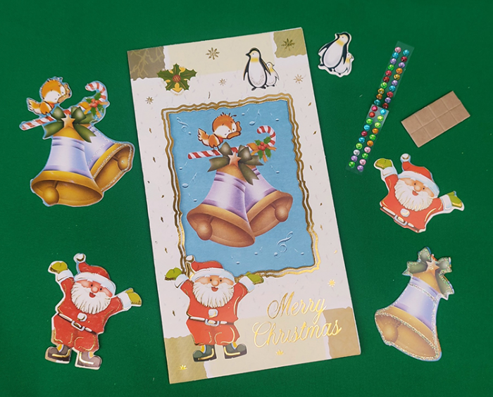 DIY Rhinestone Kit (3D Card with Envelope), 11.5*21 cm/NR