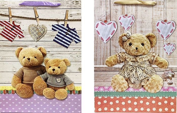 Пакет  подарунковий паперовий "Вемедик Love" 32*44*10 см