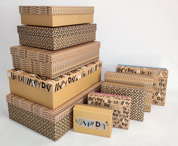 Set of gift boxes Colors of Mood, 10 pcs. per pack