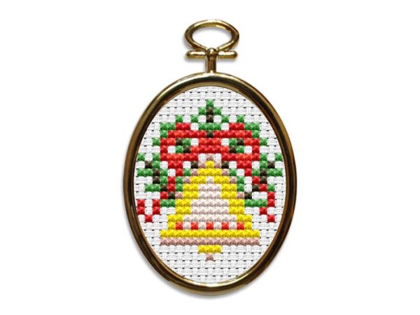 Kit embroidery Christmas decorations Bell