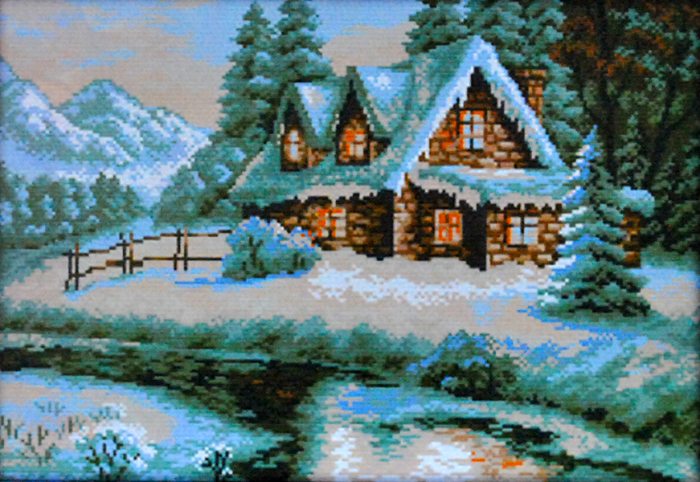Набір для вишив. "Різдвяна ніч" 59*43 см (F350)