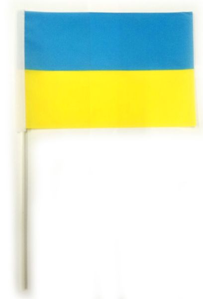 Прапорець 14*21 см "Україна" (10/2500)