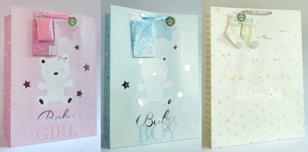 Пакет 40*56*18см паперовий "Вaby" 12шт в пак