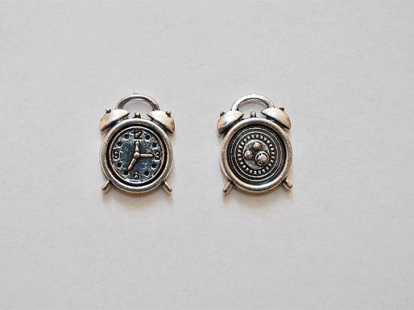 Accessories metal Alarm clock silver