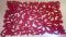 Decorative product made of felt Christmas napkin 35 * 45 cm, 5 mm red