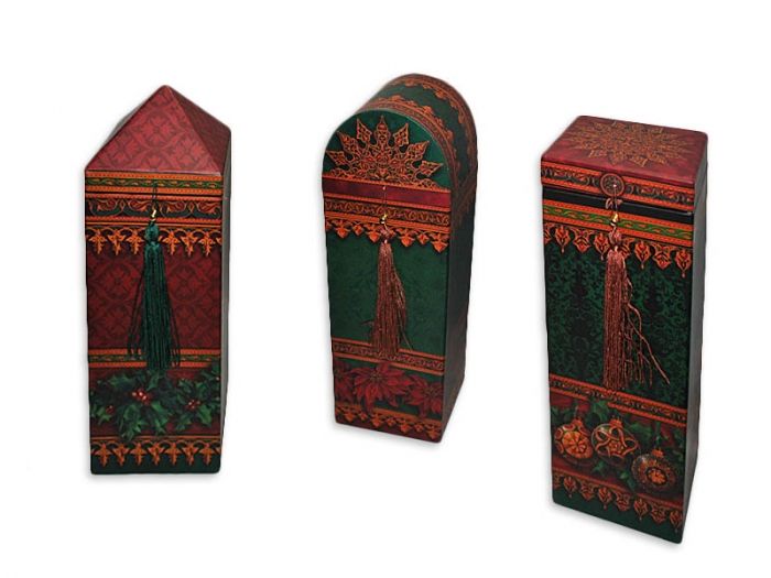 Набір Новорічний коробок, 3 шт.