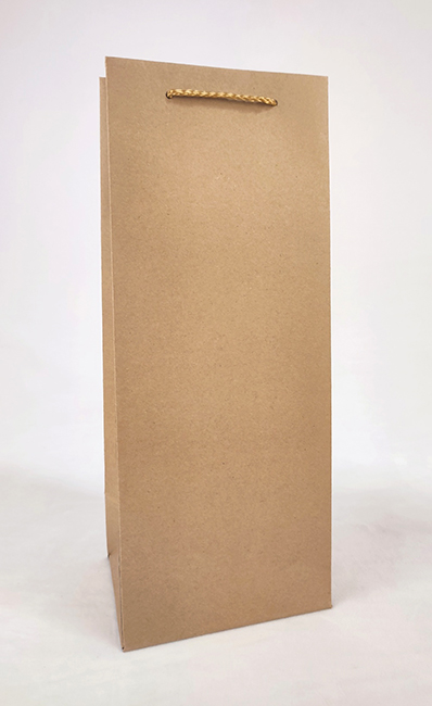 Package for a bottle 15 * 40 * 9 Kraft 12 pcs / pack