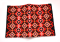 The canvas pattern on a black background
