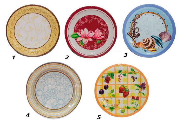 Paper plates - 1