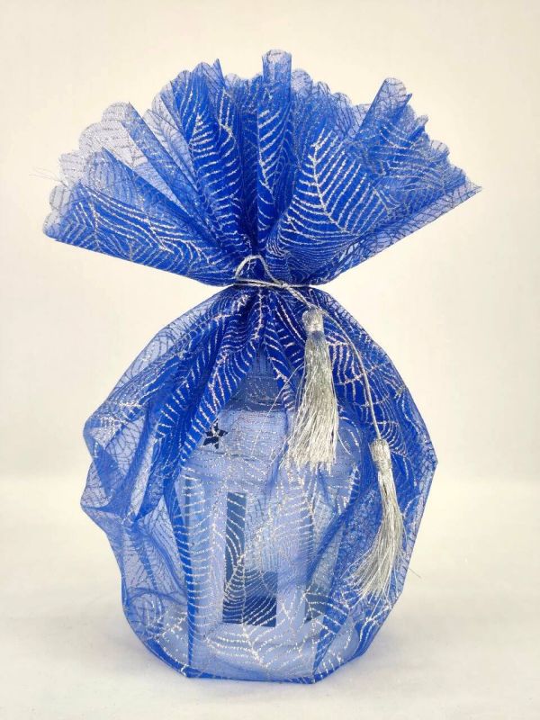Packaging organza blue (cloth)