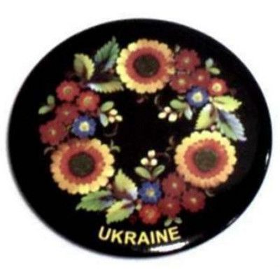 Magnet \" Ukraine-wreath\" black (194466-2)