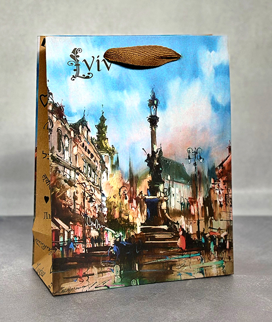 Package 18*23*8 Lviv. Mickiewicz square. Art. Tsemryuk S. (12 pcs in a pack)