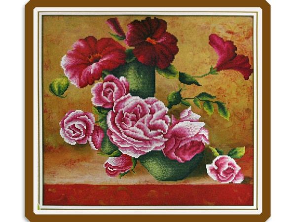 Kit embroidery cross Bouquet