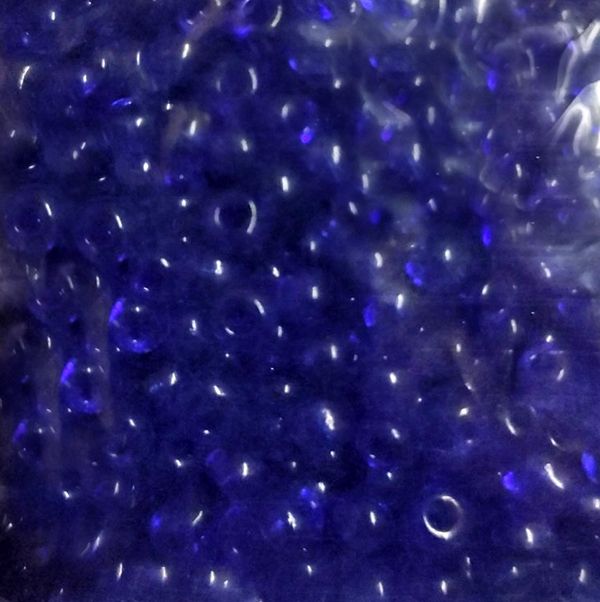 Beads 6 F blue-violet, transparent