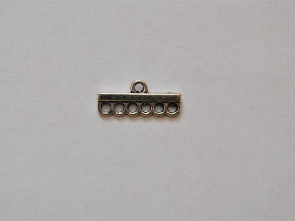 Accessories metal Divider with 6 strands silver