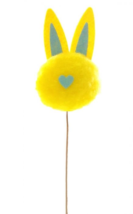Decorative product Topper Fluffy, yellow