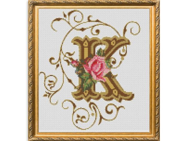 Kit embroidery cross Letter К
