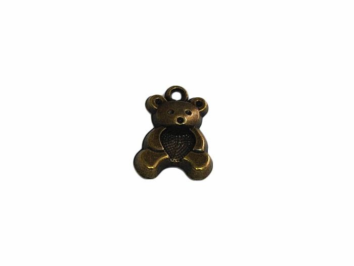 Фурнітура металева "Ведмедик серце" 18 мм