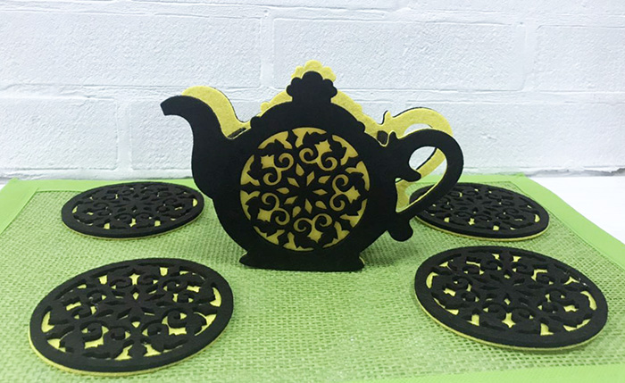 Set of stands Tea traditions, 4 pieces, 18 cm