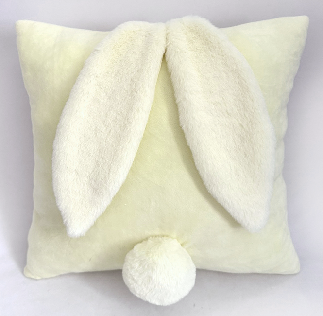 Bunny Dream pillow, milky, 37cm
