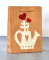 Kraft package with application Hearts in love 15*23 cm 10 pcs. in pack