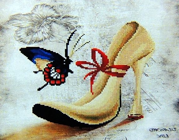 Набір для творчості зі стразами "Гламурна шпилька" 40*40 см (Q1067)