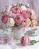 Tea roses 30 * 40 cm. A set for creativity with rhinestones on a stretcher