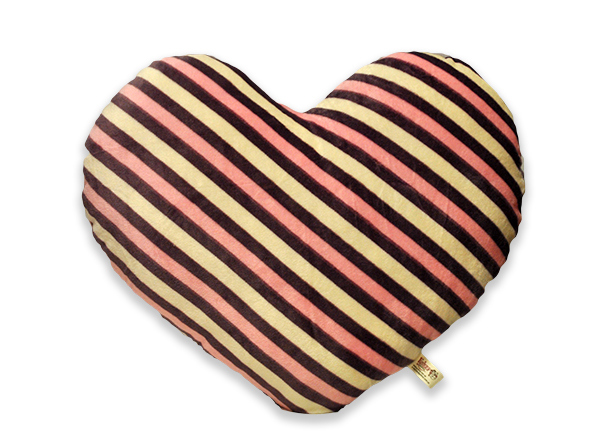 Pillow Decorative Stripe Heart